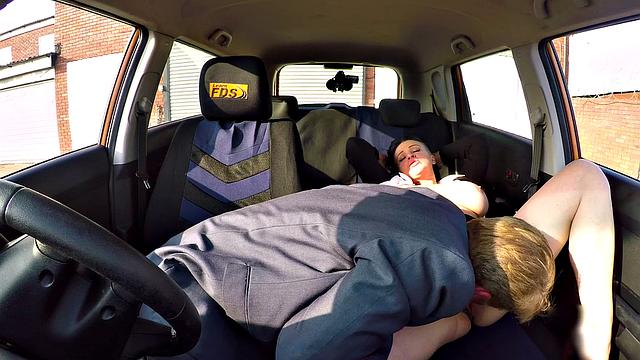 Busty businesswoman gets fucked by boss