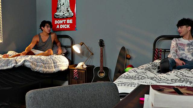 Pissed Off Roomate Tag Teamed By Twinks - NextDoorTwink