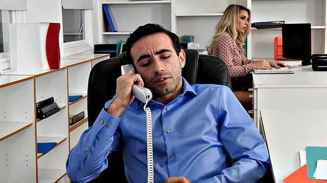 All Natural Carmen Caliente Gets Fucked In Office By Her Horny Stepbro