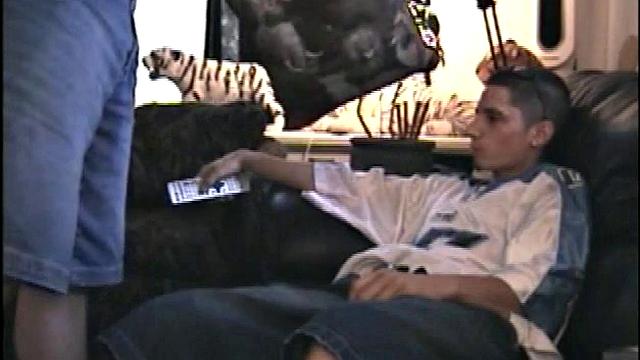 Helping a Str8 Boy Cory Cum