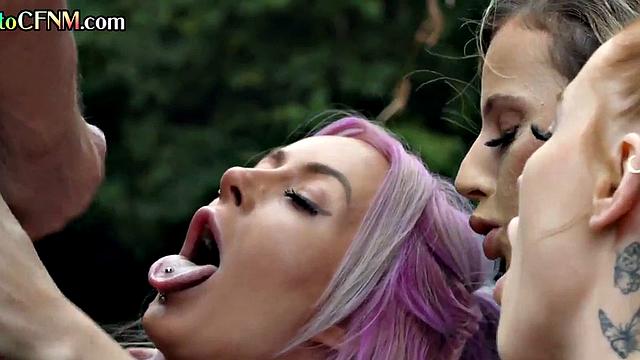 Cockhungry CFNM sluts