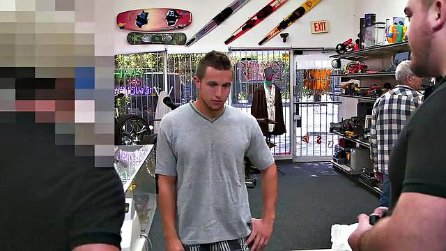 Str8 nympho fucked in the asshole by perverted fucker