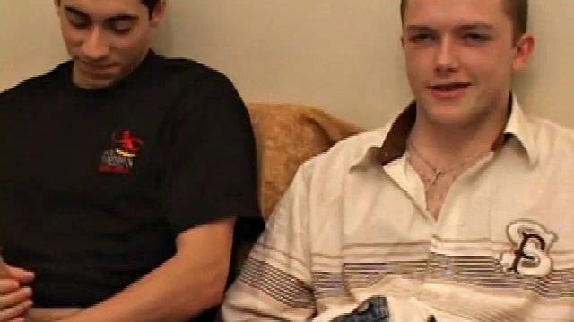 Levi brings Axel to do a shoot. It's his first time on camera and he's more than a little intimidated by Levi's cock.