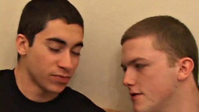 Levi brings Axel to do a shoot. It's his first time on camera and he's more than a little intimidated by Levi's cock.