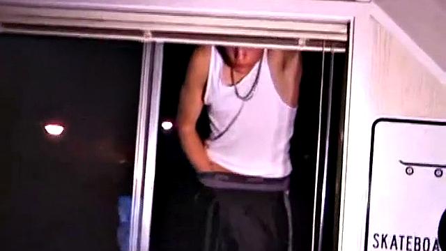 Exhibitionist Jerking Off Outside