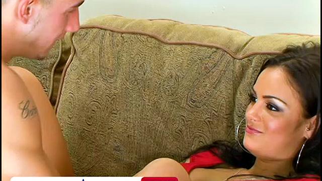Angelina Valentine Latina Fucks a Big Cock