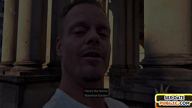 POV MILF cockriding outdoors