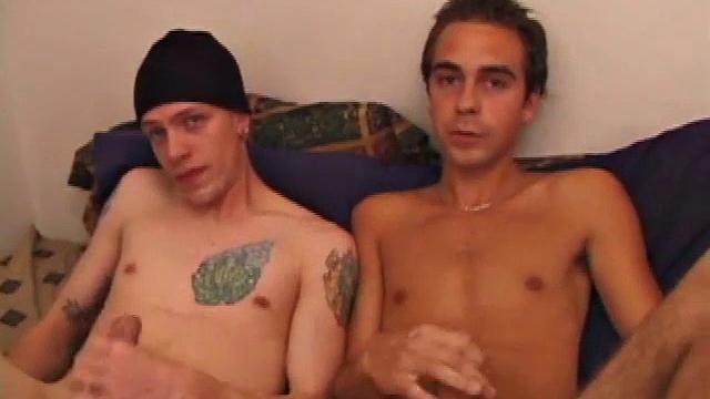 Straight Boys Shane and Vincenzo Jerking