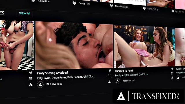 TRANSFIXED - Medical Checkup Turns Into Hot Sex With Sexy Trans Doctor Who Needs Cum In Her Mouth