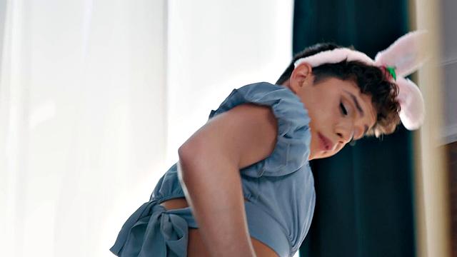 HETEROFLEXIBLE - Slutty Bunny Twink Sam Ledger Desires Hot Daddy Manuel Skye's Huge Dick