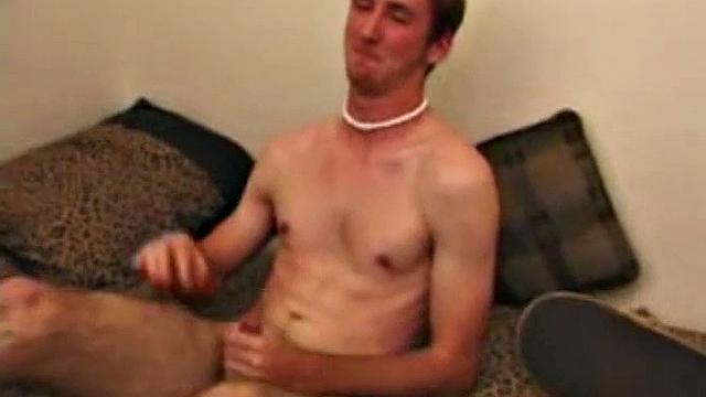 Michael Jacking Off With Toy