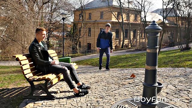 Lucas Drake with Antony Carter