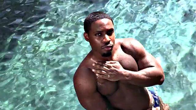 Bottom BBC gay fucked in asshole by wild fucker