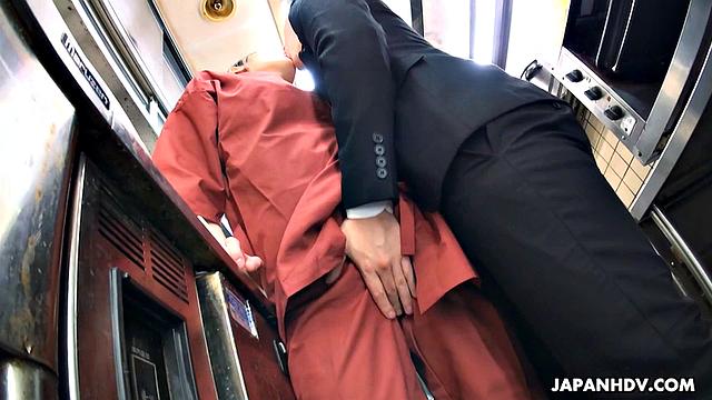 The magic restaurant with Kyoka Makimura and Sakura Aoi men