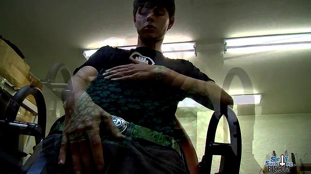 Horny Teen Jerking Off At Work - Dustin Beeber