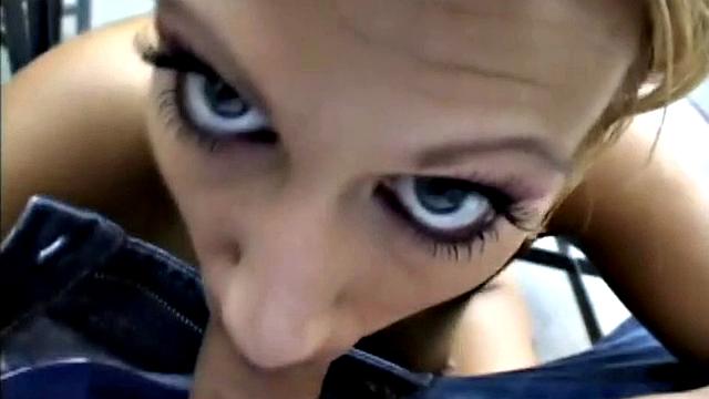 Hot Blonde POV Blowjob and Fucking Outside