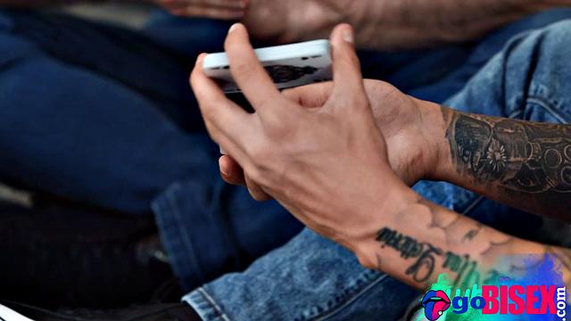 Throuple bisexual fuck with bae