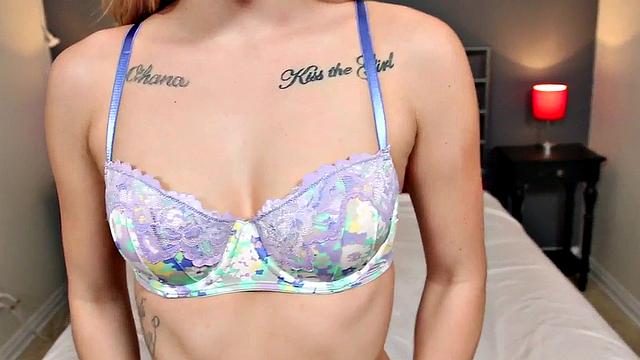 POV amateur spoils cock in dirty talking oral