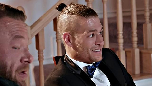 Kinky blonde deviant devours her own pussy in the bathtub