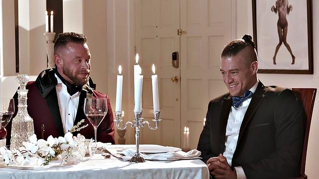 Kinky blonde deviant devours her own pussy in the bathtub