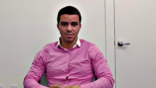 Hairy ass boss enjoys wild office threesome with glasses wearing studs