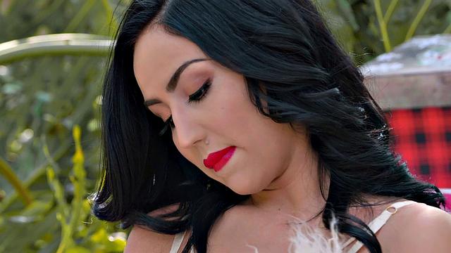 Watch S'more Love in lingerie get off with a wild pussy fingering and masturbation session