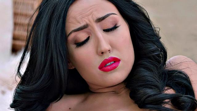 Watch S'more Love in lingerie get off with a wild pussy fingering and masturbation session