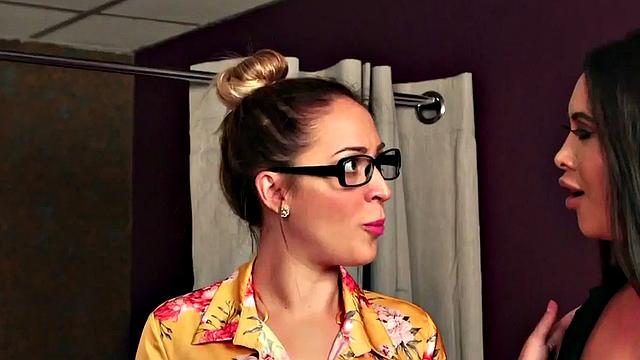 CFNM fitting room girls jerking BBC