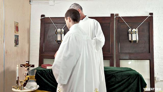 marcus rivers ditches church talk for some hands-on altar boy fun