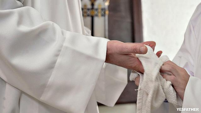 marcus rivers ditches church talk for some hands-on altar boy fun