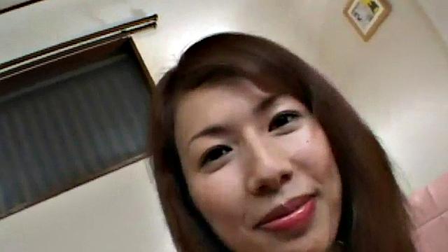 Young Japanese teen with small tits takes a hard pounding on her bald pussy