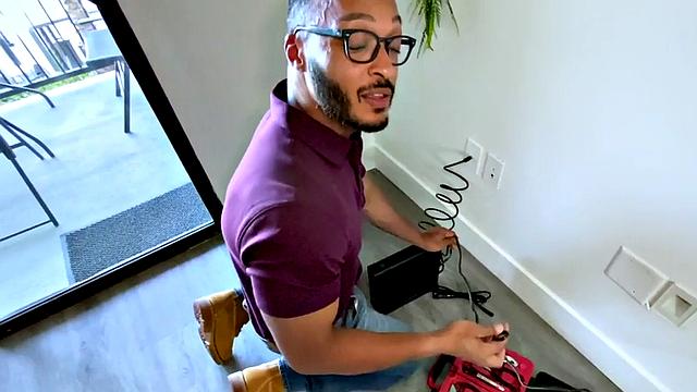 Black jock sucking pov dick before tight ass fucked