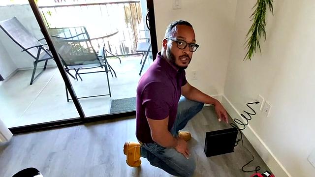 Black jock sucking pov dick before tight ass fucked