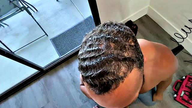 Black jock sucking pov dick before tight ass fucked