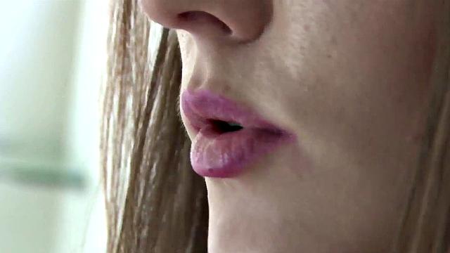 Little Kylie rubs and fingers her pussy until orgasm