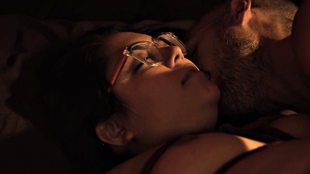 Curvy spex chick enjoys bondage fuck with lucky guy