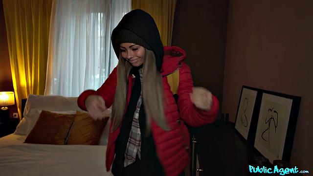 Big Tits in Hotel Room