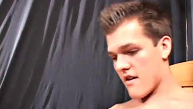 Nick Jarett strips naked and works up a stiff one. Then he demonstrates his self-sucking talents, before a helping hand moves in to stroke his cock and use toys on his ass. After edging Nick a few times he squirts out a nice cum load.