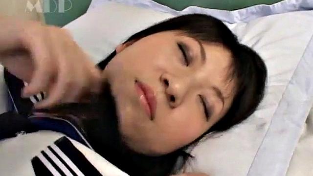 Pussy Fingered Asian Schoolgirl