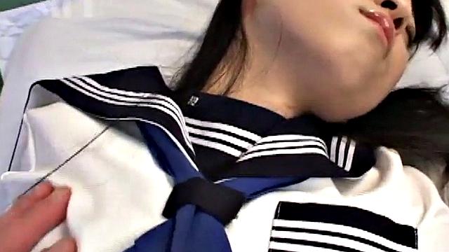 Pussy Fingered Asian Schoolgirl