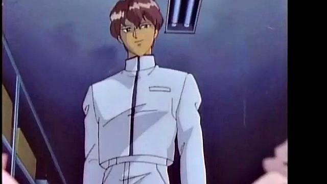 Sensual schoolgirl gets her bald pussy licked by her kinky instructor in anime bondage