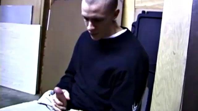 Young Shane returns home from work, grabs a porn magazine and heads to the garage. There, he strips down and starts stroking. Along the way, he pauses to taste his pre-cum, before taking himself to the point of no return.