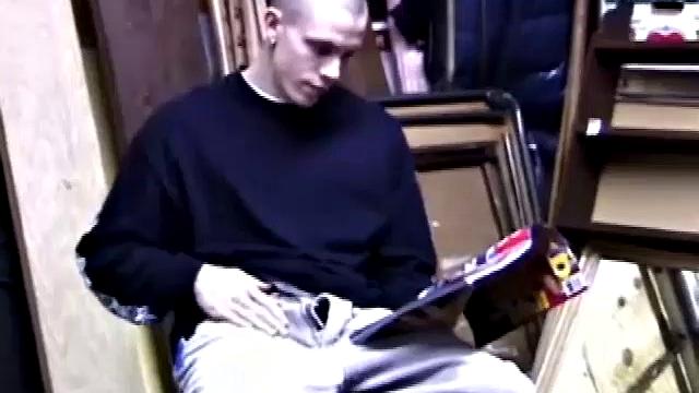 Young Shane returns home from work, grabs a porn magazine and heads to the garage. There, he strips down and starts stroking. Along the way, he pauses to taste his pre-cum, before taking himself to the point of no return.