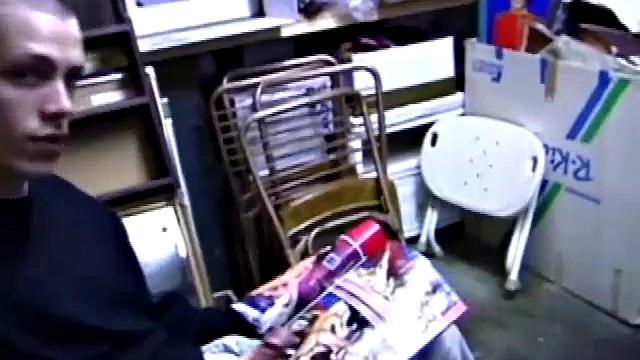 Young Shane returns home from work, grabs a porn magazine and heads to the garage. There, he strips down and starts stroking. Along the way, he pauses to taste his pre-cum, before taking himself to the point of no return.