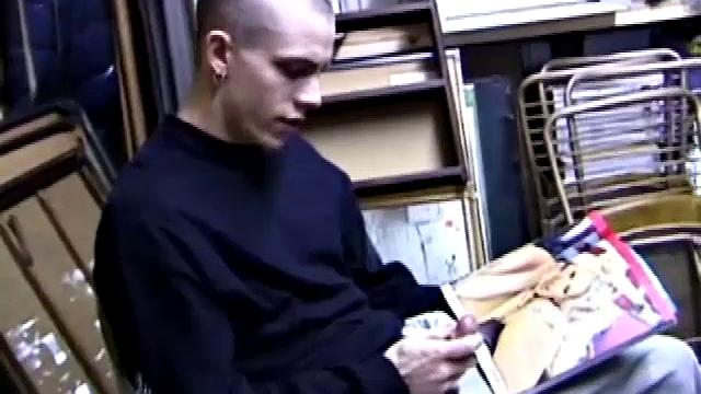 Young Shane returns home from work, grabs a porn magazine and heads to the garage. There, he strips down and starts stroking. Along the way, he pauses to taste his pre-cum, before taking himself to the point of no return.