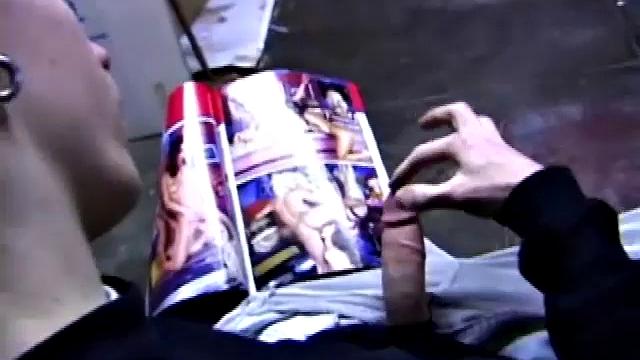 Young Shane returns home from work, grabs a porn magazine and heads to the garage. There, he strips down and starts stroking. Along the way, he pauses to taste his pre-cum, before taking himself to the point of no return.