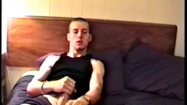 Adam reveals his skater boy body and jerks off to rock hard