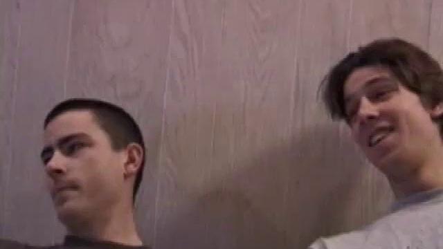 In this hot dual jerk off scene, Dan and Jayden get naked and start beating off over a glass table. The camera is positioned underneath the glass, capturing all the stroking action, and cum that shoots from their cocks.