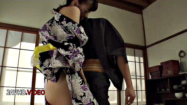 Steamy Asian goddess Yui Oba seduces with expert blowjob skills