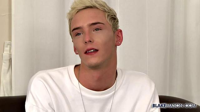 Horny Young Kris Jerks One Out - Kris Blent